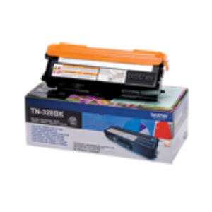Sort lasertoner TN-328BK - Brother - 6.000 sider