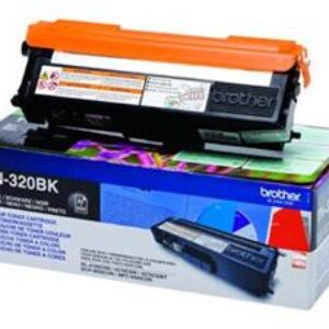 Sort lasertoner TN320BK - Brother - 2.500 sider