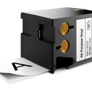 Sort på Hvid 54 mm Dymo XTL-tape