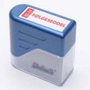 Stempel "FØLGESEDDEL"