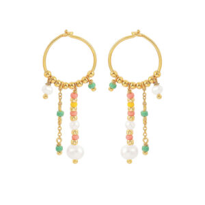 HULTQUIST Aurora forgyldte øreringe