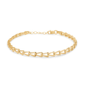 Mads Z 8 kt guld Trekant armbånd