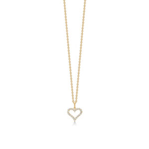 Mads Z Tender Heart 14 kt. guld vedhæng med brillanter 0,20 ct. W.SI