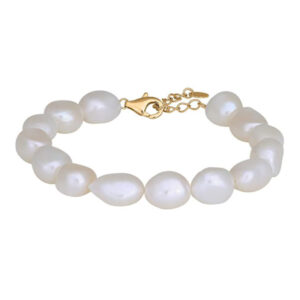 Nordahl Baroque armbånd i forgyldt med perler