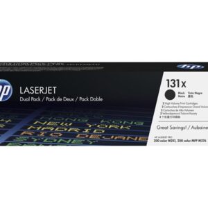 Sort x 2 lasertoner - HP nr.131X - 2.400 sider
