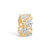 Blossom ring i 14 kt guld og hvidguld med 8 diamanter