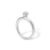 Blossom ring i 14 kt hvidguld med 17 diamanter