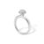Blossom ring i 14 kt hvidguld med 33 diamanter
