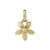 ByBiehl Love & Friendship Forget Me Not vedhæng, forgyldt