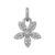 ByBiehl Love & Friendship Forget Me Not vedhæng, sølv med cubic zirkoner