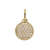 ByBiehl Love & Friendship Sparkle vedhæng, forgyldt med cz