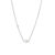Bybiehl Coco sølv halskæde med perle og cubic zirkonia, 45 cm