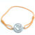 Chakra Aum Armbånd – 2 Chakra – med Citrin – 18mm