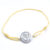 Chakra Aum Armbånd – 3 Chakra – med Safir – 18mm