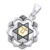 Chakra vedhæng 4 Chakra – Anahata – Hjertechakraet – 31mm – u/kæde