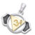 Chakra vedhæng 6 Chakra – Ajna – Pinealchakraet – 23mm – u/kæde