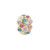 Christina Colourful Champagne forgyldt charm til læderarmbånd