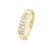 Christina Eternity Topaz forgyldt ring med 14 ægte topaser