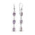 Christina Jewelry Amethyst øreringe i sølv