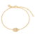 Christina Jewelry Hamsa hånd armbånd i forgyldt