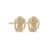 Christina Jewelry Red Barnet forgyldte ørestikker, Ø10 mm