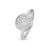 Christina Jewelry Sparkling World ring i sølv med topaser