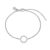 Christina Jewelry Sparkling circle armbånd i sølv med topaser