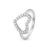 Christina Jewelry Topaz Heart ring i sølv med topaser