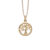Christina Jewelry Tree of Life vedhæng i forgyldt med 3 topaser