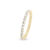 Christina Jewelry Unforgettable Love ring i forgyldt med topaser