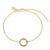Christina Jewelry World Goals armbånd i forgyldt, multi sten