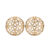Christina Jewelry øreclips Secret Universe i forgyldt med topas, 14 mm