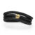 Christina Mors Dag læderarmbånd 6 mm, forgyldt charm