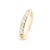 Christina Topaz Queen ring i forgyldt