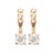 Christina add-on Crystals forgyldt med stor krystalkvarts