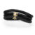 Christina kampagne 2021 læderarmbånd 6 mm, forgyldt charm