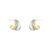 Georg Jensen Curve Ørering Lille 501A, sølv og guld