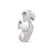 Georg Jensen Fusion centerring 1370, 18 kt. hvidguld med diamant pavé