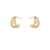 Georg Jensen Halo Ørestik i guld med brillanter