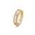 Georg Jensen Halo guld ring med brillanter