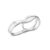 Georg Jensen Marcia dobbelt ring i sølv, 618C