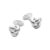 Georg Jensen Men’s Classic Knude Manchetknapper i sølv