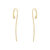 Georg Jensen Mercy Lange øreringe i guld #1636G