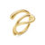 Georg Jensen Mercy Swirl ring i guld – 1636D