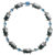 Georg Jensen Moonlight Blossom collier 15, sølv med blå månesten