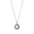 Georg Jensen Moonlight Blossom vedhæng 9A, sølv med sølvsten