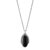 Georg Jensen Moonlight Blossom vedhæng 9B, sølv med sort agat