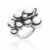 Georg Jensen Moonlight Grapes ring 551B, sølv – stor model
