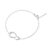 Georg Jensen Offspring sølv armbånd med vedhæng