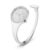 Georg Jensen Vivianna Bangle dameur i stål med diamanter, 27 mm